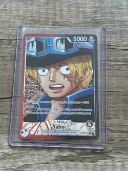 One Piece TCG OP13-004 Sabo Alt Art Leader English - Image 1