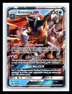 💥 Greninja GX SM197 Detective Pikachu Ultra Rare Holo Promo Pokemon Card - Image 1