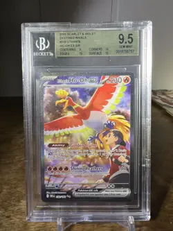 2025 Pokemon Ethan's Ho-Oh ex - 230/182 SV10 Destined Rivals BGS 9.5 GEM MINT - Image 1