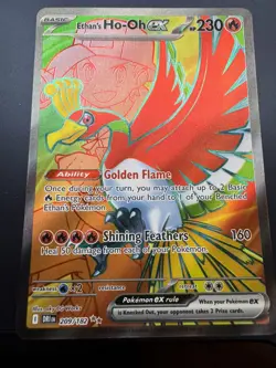 Ethan's Ho-Oh ex 209/182 Sv10: Destined Rivals Holo Pokemon - Image 1