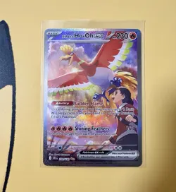 Pokemon Ethan's Ho-Oh ex 230/182 SV10 Destined Rivals Rare Holo EX - Image 1