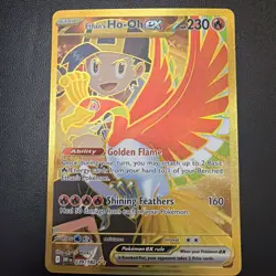 Pokemon Ethan’s Ho-Oh ex 239/182 SV:10 Destined Rivals Hyper Rare Gold - Image 1