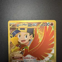 Pokemon Ethan’s Ho-Oh ex 239/182 SV:10 Destined Rivals Hyper Rare Gold - Image 3