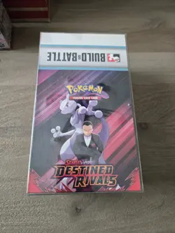 Pokemon Destined Rivals SV10 BUILD AND BATTLE SEALED DISPLAY BOX OF 10, 40 Packs - Image 1