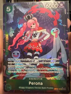 Perona - OP14-033 (Alternate Art) The Azure Sea's Seven Foil - Image 1