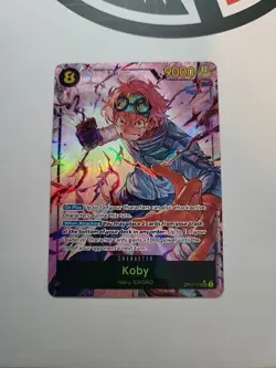 🏴‍☠ One Piece Is Real Koby OP11-119 Alt Art A Fist Of Divine Speed 🏴‍☠ - Image 1