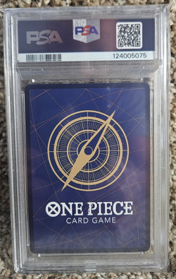 2025 One Piece Koby Alt Art OP11-119 A Fist of Divine Speed Foil PSA 10 - Image 2