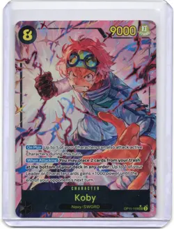 Koby Alt Art SEC OP11-119 A Fist of Divine Speed One Piece English - Image 1
