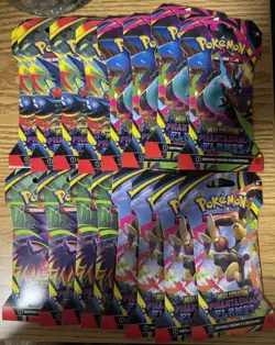 Pokemon TCG Phantasmal Flames Sleeved Booster Packs ×16 - Factory Sealed - Image 1