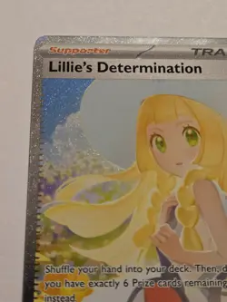 Lillie's Determination 184/132 NM/LP Mega Evolution SIR English Pokemon TCG - Image 3