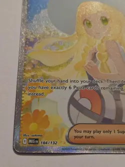 Lillie's Determination 184/132 NM/LP Mega Evolution SIR English Pokemon TCG - Image 4