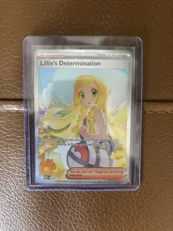 Pokemon TCG Lillie’s Determination SIR 184/132 ENGLISH NM Mega Evolution ME01 - Image 1