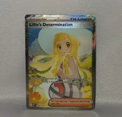 2025 Pokemon TCG Lillie's Determination 184/132 - SIR - Mega Evolutions - NM+/M - Image 4