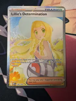 Lillie's Determination | 184/132 | SIR | Mega Evolution | NM/M | Pokemon TCG - Image 1
