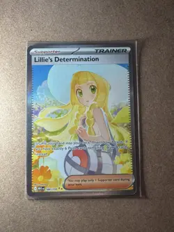 2025 Pokemon TCG Lillie's Determination 184/132 SIR Mega Evolutions NM+/M - Image 1