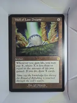 Well of Lost Dreams, R62 - MTG - The Brothers' War: Retro Frame - Image 1