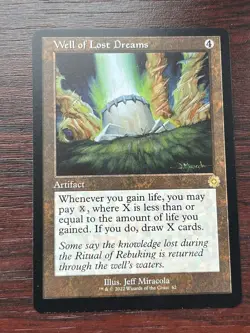 1x WELL OF LOST DREAMS - Retro/LOTR - MTG - Magic the Gathering - Image 1