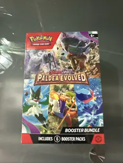 Paldea Evolved Booster Bundle 6 Packs Scarlet & Violet Pokemon TCG *SEALED/NEW* 820650853623 - Image 1