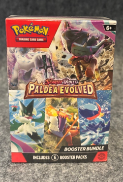 Pokemon TCG Scarlet and Violet Paldea Evolved Booster Bundle Box 6 Packs, sealed 820650853623 - Image 1