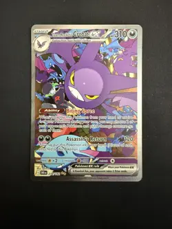 Pokemon TCG Team Rockets Crobat EX Destined Rivals 234/182 SIR NM - Image 1