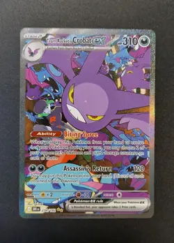 Pokemon TCG Team Rockets Crobat Ex 234/182 SIR Destined Rivals NM - Image 1
