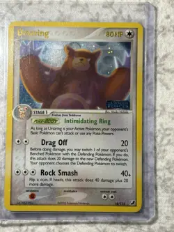 Pokemon TCG Ursaring 18/115 Unseen Forces Reverse Holo Rare Card STAMP - Image 1