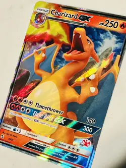 Pokemon Charizard GX 9/68 Ultra Rare Hidden Fates Card (Has Minor Corner Crease) - Image 2