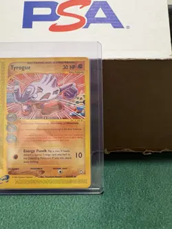 Pokemon TCG: Tyrogue #63/147 Aquapolis 2002 Non Holo Common Vintage e‑Card, LP - Image 4