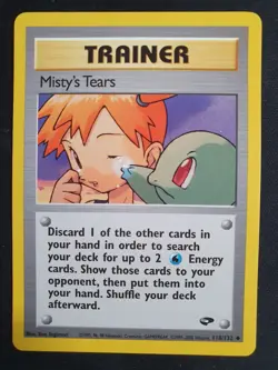 Misty's Tears 118/132 Trainer - Gym Challenge Set - Pokemon Card - Excellent - Image 1
