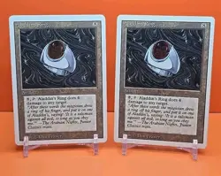 🟤🟤 (2) 1994 Magic The Gathering ALADDINS RING REVISED 3RD EDITION PLAYED 🟤🟤 - Image 1