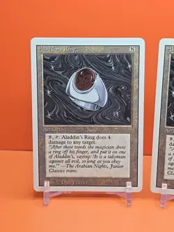 🟤🟤 (2) 1994 Magic The Gathering ALADDINS RING REVISED 3RD EDITION PLAYED 🟤🟤 - Image 2