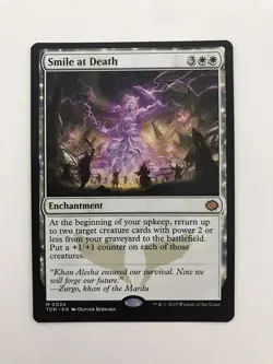 Smile at Death MTG Magic the Gathering Card NM Near Mint TDM - Image 1