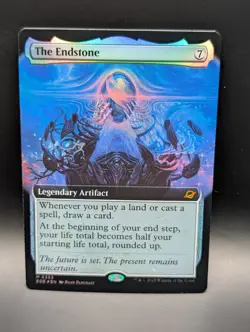 MTG - The Endstone - FOIL EXTENDED ART - Legendary Artifact - EOE #353 - Mythic - Image 1
