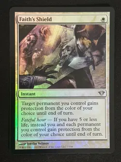 1x MTG Faith's Shield (Foil) - Dark Ascension (DKA) #7 - Magic the Gathering - Image 1