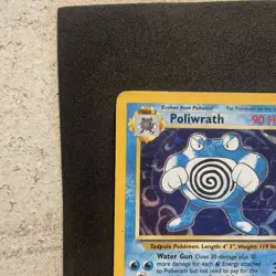 Poliwrath 13/102 Pokemon Card TCG Base Set Unlimited Holo Rare - Image 3