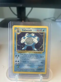 Pokemon TCG! Poliwrath Holo 13/102 - 1999 Base Set Card - Rare Uncommon - LP! - Image 1