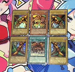 Exodia the Forbidden One Complete Full Set LOB 120-124 Yu-Gi-Oh! TCG - Image 1