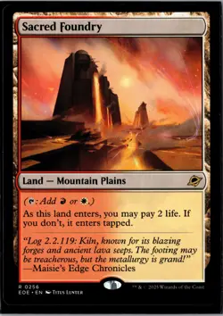 Sacred Foundry Normal R Edge of Eternities 256 NM - Image 1