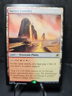 Sacred Foundry #256 Edge of Eternities NM MTG - Image 1