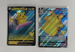 Pokemon Celebrations 25th Anniversary All 5 Holo Set Pikachu Card Lot Pack Fresh - Image 4