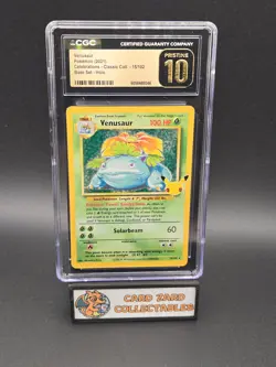 CGC 10 PRISTINE Venusaur 2021 Celebrations 15/102 Base Set Pokemon Card - Image 1