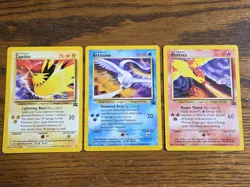 Pokemon Wotc Black Star Promos 3 LEGENDARY BIRDS nice looking cards,, - Image 1