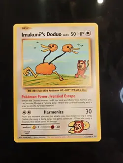 2016 Pokemon ImakuniU’s Doduo 112/108 XY Evolutions Secret Rare LP - Image 1