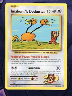 ImakuniU's Doduo 112/108 XY Evolutions Secret Rare Pokemon Card NM MINT - Image 1