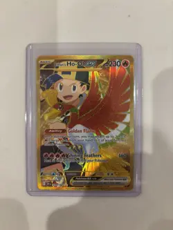 Pokemon TCG - Destined Rivals - Ethans Ho-oh EX Hyper Rare Gold Card 239/182 - Image 1