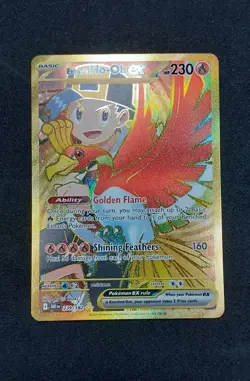 Pokemon TCG - Destined Rivals - Ethans Ho-oh EX Hyper Rare Gold Card 239/182 - Image 3