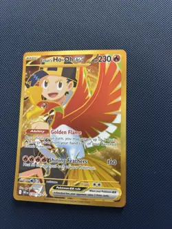 Pokemon TCG - Destined Rivals - Ethans Ho-oh EX Hyper Rare Gold Card 239/182 - Image 1
