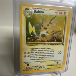 Raichu -14/62 - Pokemon Fossil Unlimited Holo Rare WOTC Vintage NM - Image 2