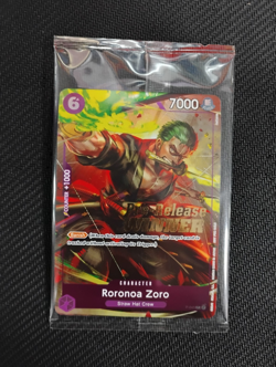 Roronoa Zoro P-045 Pre-Release Winner Stamped OP-06 Promo One Piece *sealed* - Image 1