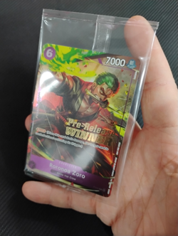 Roronoa Zoro P-045 Pre-Release Winner Stamped OP-06 Promo One Piece *sealed* - Image 2